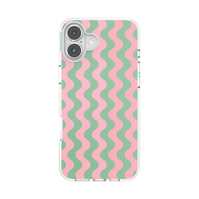 Wavy Flamingo — iPhone 16 Plus MagSafe Case